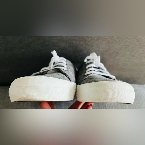 Sperry Crest Dark Gray Charcoal Sparkle Vibe Sneaker Womens 12 Y2K RARE - Picture 5 of 9